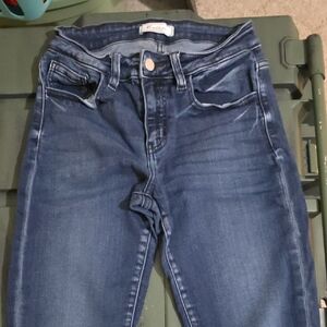 High-Rise Women’s Dark Wash Jeans - KanCan Skiny